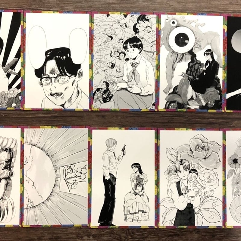 A5クリアファイル+ポストカード10枚セット（KP03）【華倫変 没後20年