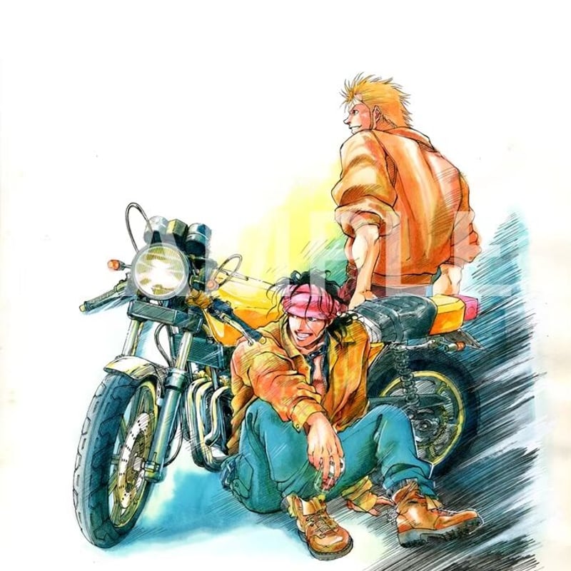 販売終了】米原秀幸原画展 ～FULL AHEAD！～『ウダウダやってる