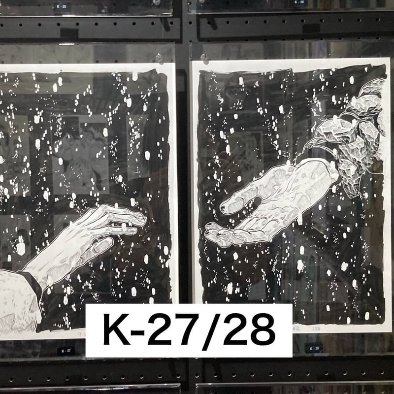 販売終了】【後期】展示原稿/直筆サイン複製原画(大)(JHS01)【羽生生純