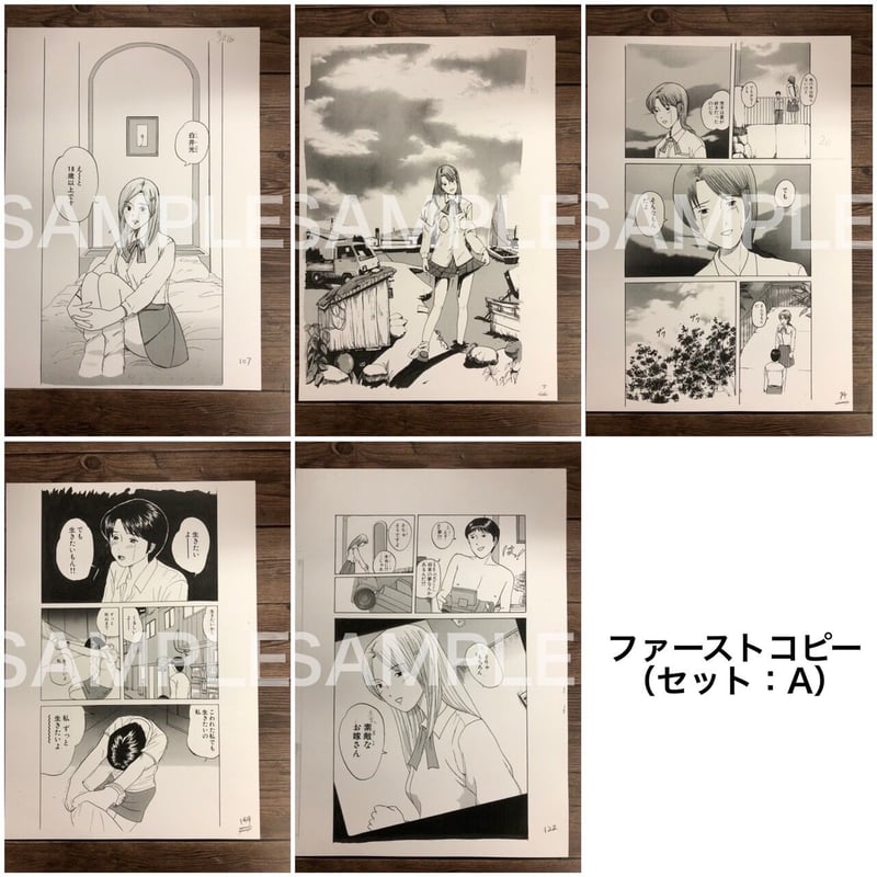 ファーストコピーセット：A（KP02）【華倫変 没後20年追悼原画展