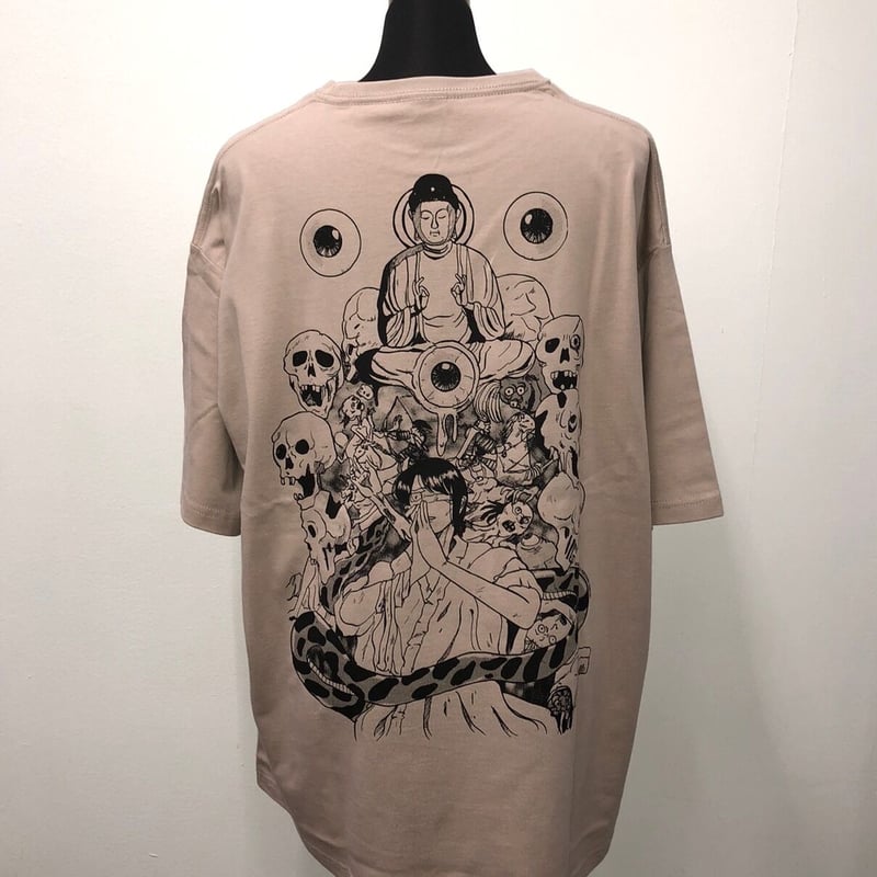 華倫変　桶の女　Tシャツ　L Tシャツ『桶の女』（KP13）【華倫変 没後20年追悼原画展】 | MOMOMO! STORE