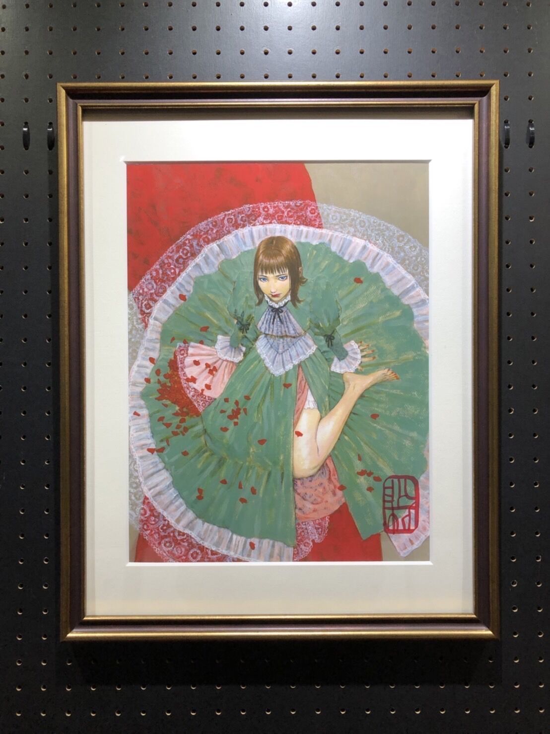 ブラッドハーレーの馬車』直筆サイン入り複製原画（カバーアート）【沙 