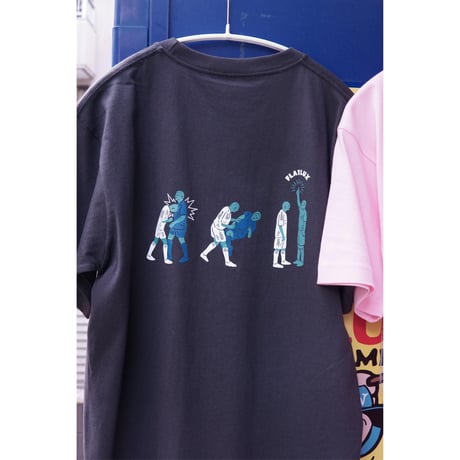 《FLATLUX》Maestro Tee / dyed black