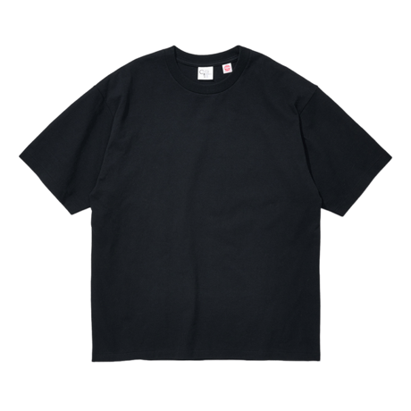 《COTTON RESEARCH CLUB》S/S Tubular T-Shirt / Black