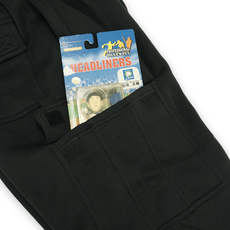 《LA GATE》Heavy Weight Sweat Cargo Pants / Black