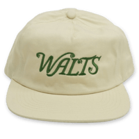 《Walt's Bar》5Panel Cotton Cap / Natural×Green