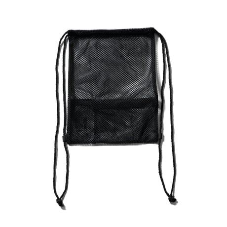 《TENBOX/10匣》Mesh Drawstring Backpack / Black