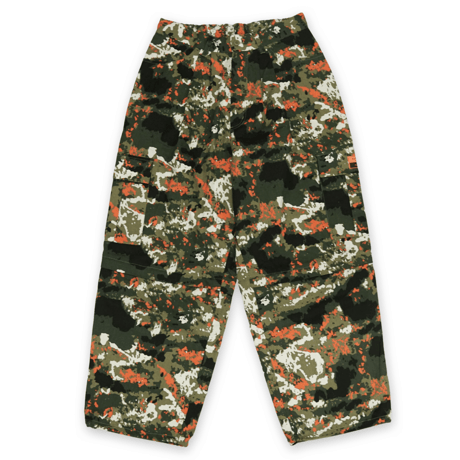 《FLATLUX》Shima Eazy Pant "camo" / splash-olive