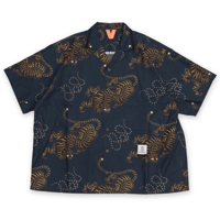 《FLATLUX》Bite SS Tee / slate navy