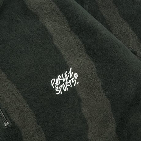 《PARLEZ》Chevy 1/4 Zip Fleece / Mellow Black