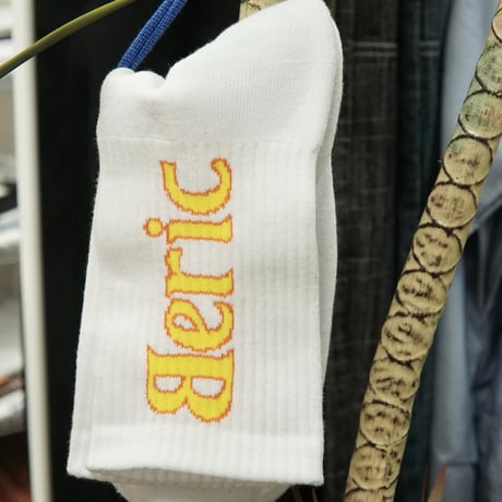 《Beric》Logo Sox / White×Yellow