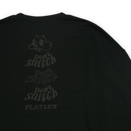 《FLATLUX》Snitch Crewneck /Black