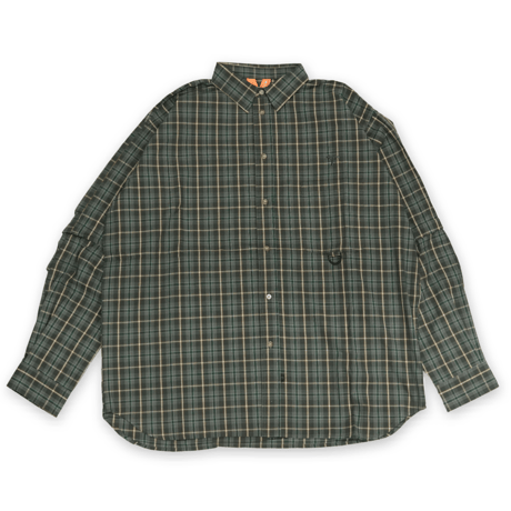 《FLATLUX》Grand Blue Shirt / grey plaid