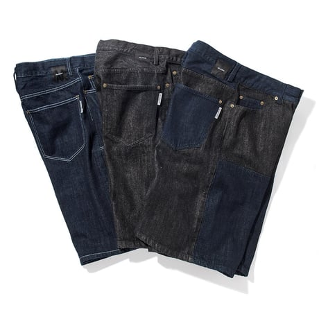 《FLATLUX》DDK Short "denim" / Black