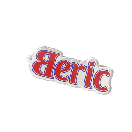 《Beric》 Logo Keychain / Red