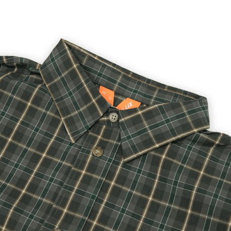 《FLATLUX》Grand Blue Shirt / grey plaid