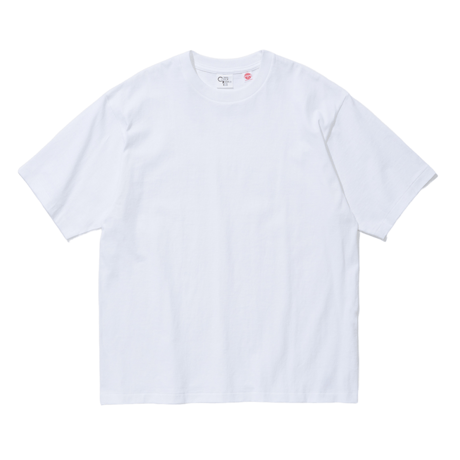 《COTTON RESEARCH CLUB》S/S Tubular T-Shirt / White