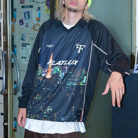 《FLATLUX》LSFB Shirt / Leopard camo