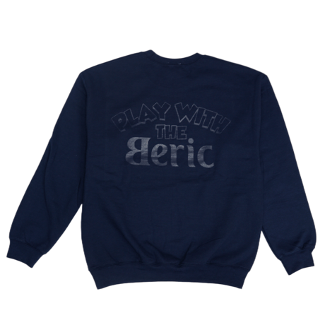 《Beric》Play With Crewneck / Navy×Navy