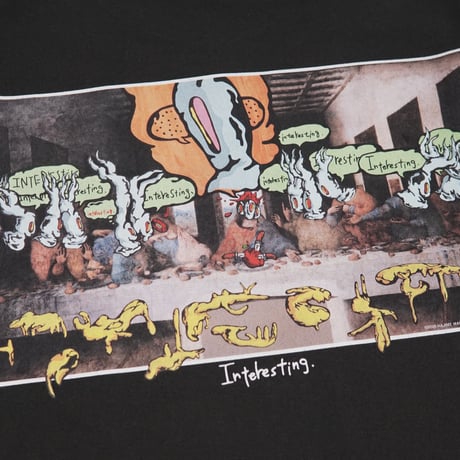 《FLATLUX》Supper Tee / dyed black