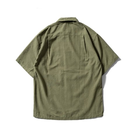 《TENBOX》Plaid Pattern S/S Shirt /Green Check