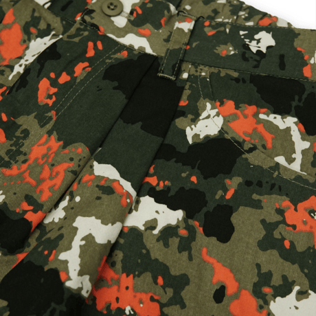 《FLATLUX》Shima Eazy Pant "camo" / splash-olive