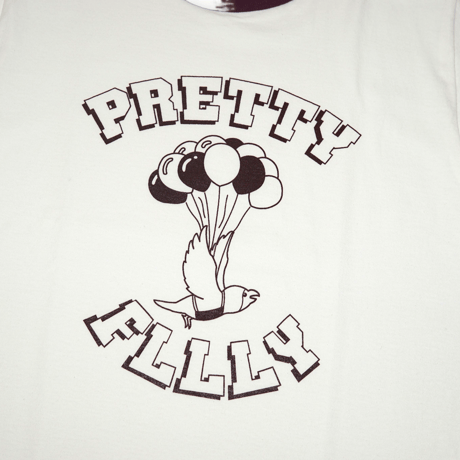《Beric》Pretty Fly Ringer Tee / Burgundy