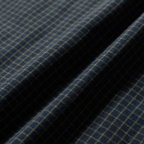 《TENBOX》Plaid Pattern S/S Shirt /Navy Check