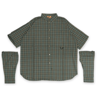 《FLATLUX》Grand Blue Shirt / grey plaid