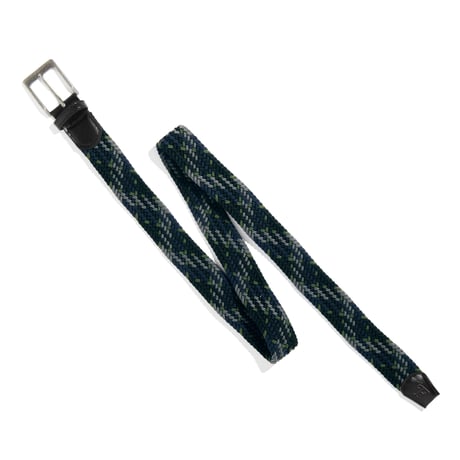 《FLATLUX》Mosaic Woven Belt / Black