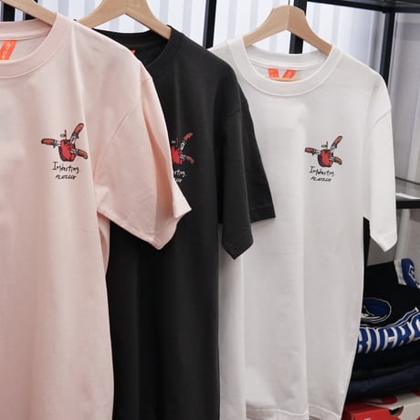 《FLATLUX》Supper Tee / dyed black