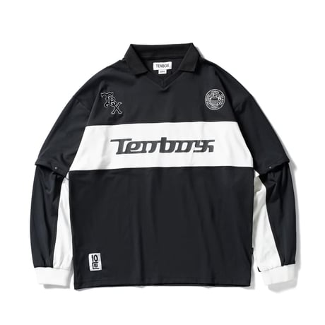 《TENBOX》Convertible Game Shirt /Black