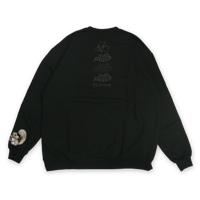 《FLATLUX》Snitch Crewneck /Black