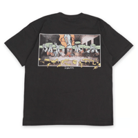 《FLATLUX》Supper Tee / dyed black