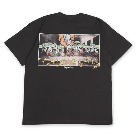 《FLATLUX》Supper Tee / dyed black