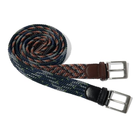 《FLATLUX》Mosaic Woven Belt / Black