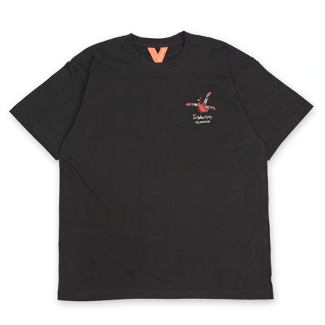 《FLATLUX》Supper Tee / dyed black
