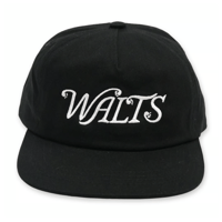 《Walt's Bar》5Panel Cotton Cap / Black×White