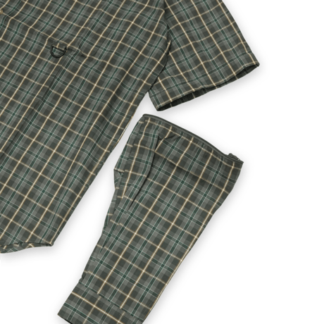 《FLATLUX》Grand Blue Shirt / grey plaid