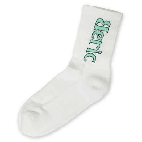 《Beric》Logo Sox / White×Emerald