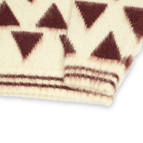 《RWCHE》Dante Mohair Sweater / Cream×Burgundy
