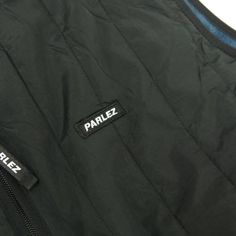 《PARLEZ》Rotate Reversible Gilet / Mellow Black