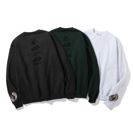 《FLATLUX》Snitch Crewneck /Forest