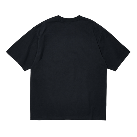 《COTTON RESEARCH CLUB》S/S Tubular T-Shirt / Black