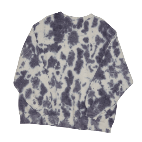 《FLATLUX》Moss Sweater "Tie-Dye" /Cloud
