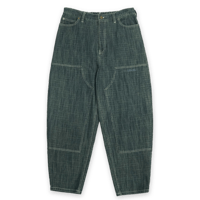 《FLATLUX》D.Knee Balloon Denim "slab" /Indigo