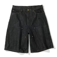 《FLATLUX》DDK Short "denim" / Black
