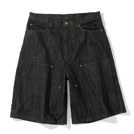 《FLATLUX》DDK Short "denim" / Black