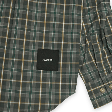 《FLATLUX》Grand Blue Shirt / grey plaid