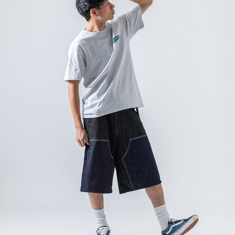 《FLATLUX》DDK Short "denim" / Black